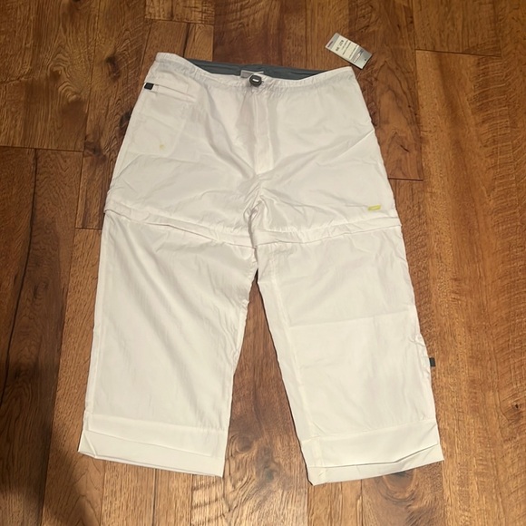 NWT Reebok Woman’s Convertible White Pants Size S - Picture 1 of 7
